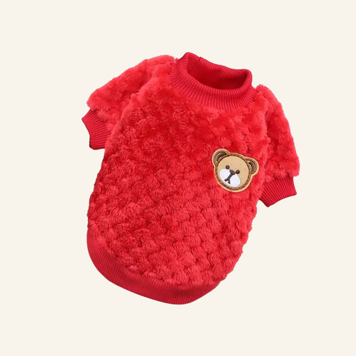 Bear Embroidery Pet Vest